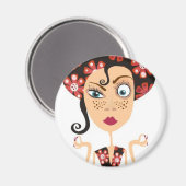 ヨガタイムストレスリリース マグネット (正面/裏面)