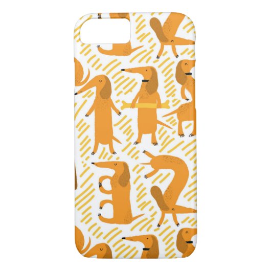 ヨガダウグI電話ケースダシュンドウィナードッグ Case-Mate iPhoneケース (裏面)