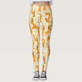 ヨガダウレギンスダックスシュンドアスレティックパンツ レギンス (正面)