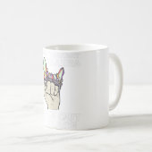 ヨガチャクラブラスナックルズおもしろい瞑想Zen St コーヒーマグカップ (正面右)