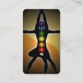 ヨガチャクラマンリーポーズインストラクター先生 名刺 (裏面)