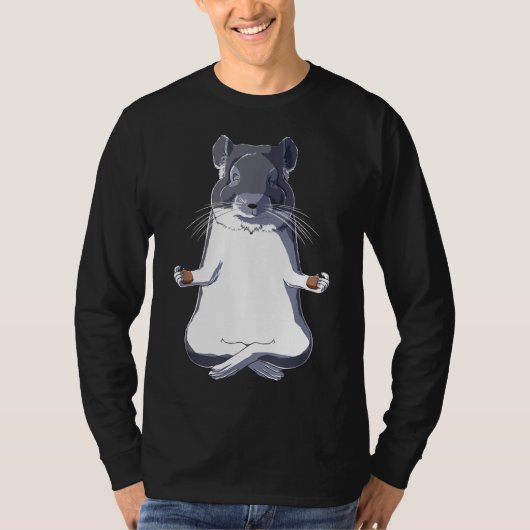 ヨガチンチラ Tシャツ (正面)