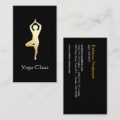 ヨガツリーポーズ 名刺 (正面/裏面)