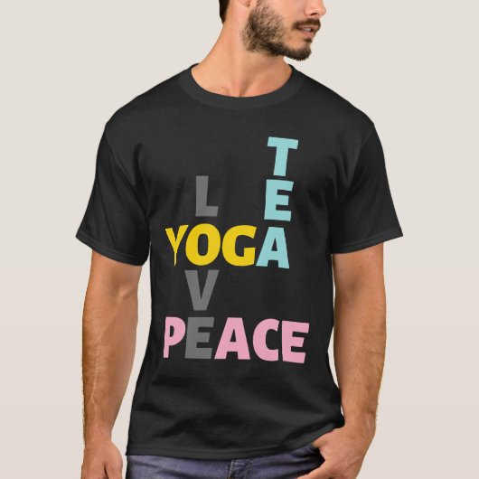 ヨガティーラブピース Tシャツ (正面)