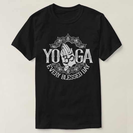 ヨガデイブルー賛美コレクション Tシャツ (デザイン正面)