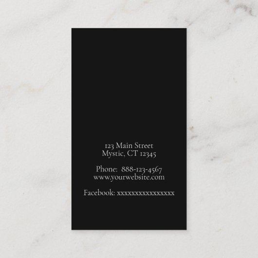 ヨガデザイン 名刺 (裏面)