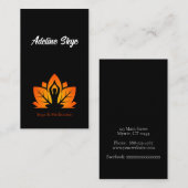 ヨガデザイン 名刺 (正面/裏面)