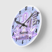 ヨガトラスト ラウンド壁時計 (傾斜)