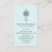 *~*ヨガトーテムフラワーオブライフパステルフローラ霊気 名刺 (裏面)