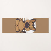 ヨガドイツの羊飼い ヨガマット (正面(横))