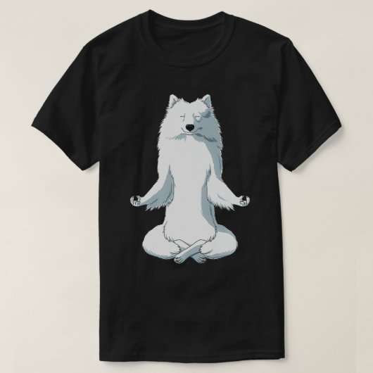 ヨガドッグスピッツ日本のプレミアム Tシャツ (デザイン正面)