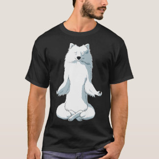 ヨガドッグスピッツ日本のプレミアム Tシャツ
