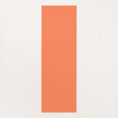 ヨガナマステサンゴ色とロータスガールポーズ  ヨガマット (裏面)