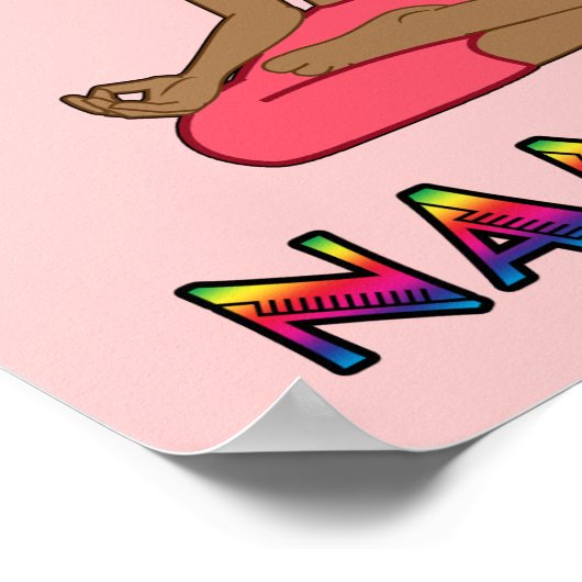 ヨガナマステ ポスター (角)