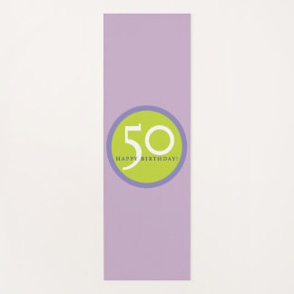 ヨガハッピーバースデー50 ヨガマット