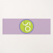 ヨガハッピーバースデー50 ヨガマット (正面(横))