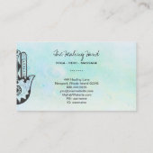 *～*ヨガハムサの手のファティマ+月のクレーター 名刺 (裏面)