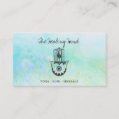 *～*ヨガハムサの手のファティマ+月のクレーター 名刺 (正面)