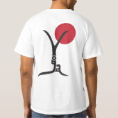 ヨガハンドレタリング Tシャツ (裏面)