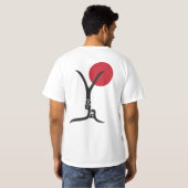 ヨガハンドレタリング Tシャツ (裏面フル)