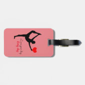 ヨガハート&愛あなたの日，毎日/ Yogini Lug ラゲッジタグ (裏面横)