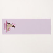 ヨガバタストレーニングキティキャット名前をカスタムするヨガマット ヨガマット (裏面(横))