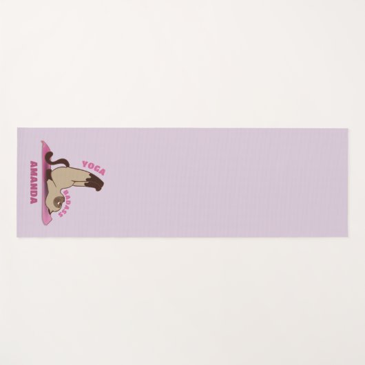 ヨガバタストレーニングキティキャット名前をカスタムするヨガマット ヨガマット (正面(横))
