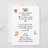 ヨガバチェロレッテ 招待状 (裏面)