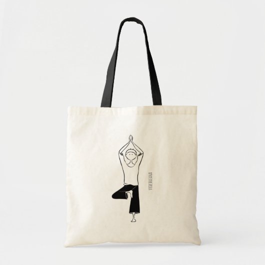ヨガバッグウィズヴィクシャサナ トートバッグ (正面)
