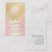 ヨガバラ金ゴールドマンダラOMサインクラスパスロイヤリティ ロイヤリティカード (正面/裏面)