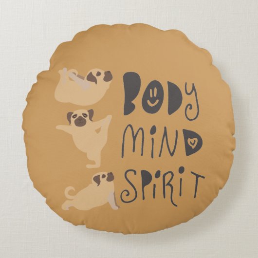 ヨガパグ ラウンドクッション (正面)