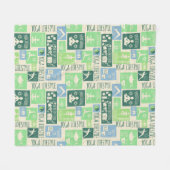 ヨガパターンフリースブランケット フリースブランケット (正面(横))