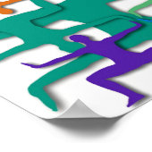 ヨガパターン ポスター (角)