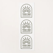 ヨガパパヨギボホグリーン ヨガマット (正面)