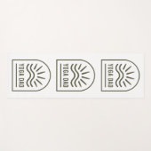 ヨガパパヨギボホグリーン ヨガマット (正面(横))