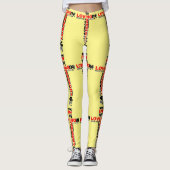 ヨガパンツレギンスが愛の記憶の中でパンツをストレッチ レギンス (正面)