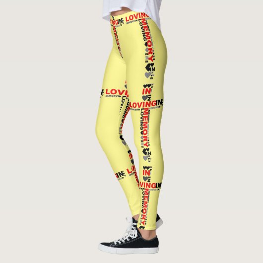 ヨガパンツレギンスが愛の記憶の中でパンツをストレッチ レギンス (左)