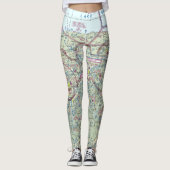 ヨガパンツ/レギンス航空地図プリント レギンス (正面)