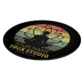 ヨガパーソナライズされたスタジオフィットネスインストラクターグル カッティングボード (角)