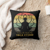 ヨガパーソナライズされたスタジオフィットネスインストラクターグル クッション (ブランケット)