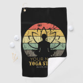 ヨガパーソナライズされたスタジオフィットネスインストラクターグル ゴルフタオル (インサイチュ)