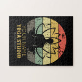 ヨガパーソナライズされたスタジオフィットネスインストラクターグル ジグソーパズル (横)