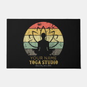 ヨガパーソナライズされたスタジオフィットネスインストラクターグル ドアマット (正面)