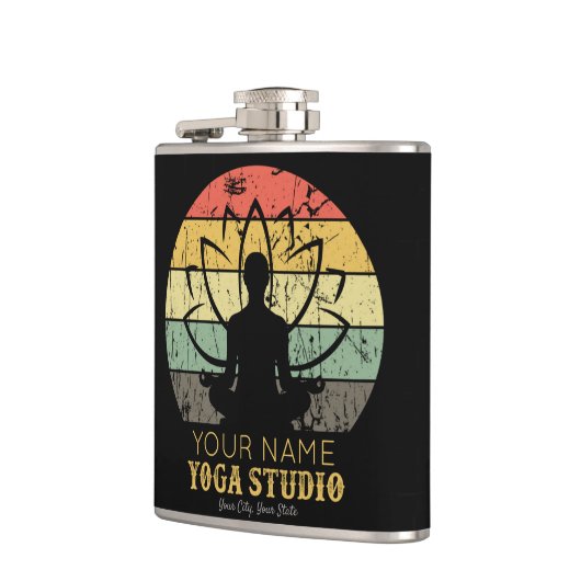 ヨガパーソナライズされたスタジオフィットネスインストラクターグル フラスク (左)