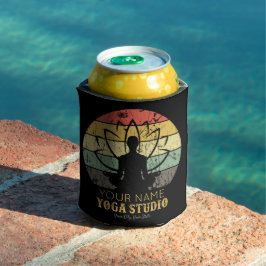 ヨガパーソナライズされたスタジオフィットネスインストラクターグル 缶クーラー