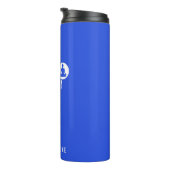 ヨガパーソナライズされたポーズグラフィック付きヨガ体 タンブラー (回転右)