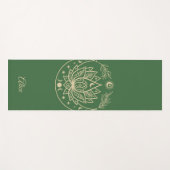 ヨガパーソナライズされたマット瞑想ギフトパープル ヨガマット (正面(横))