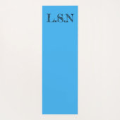 ヨガパーソナライズされたマット – ブルージオメトリック ヨガマット (裏面)