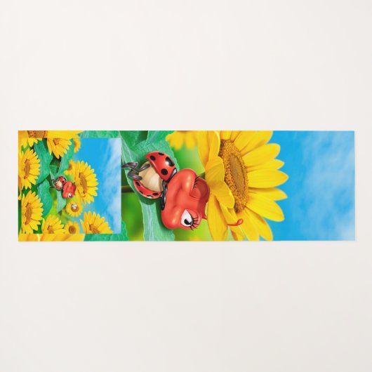 ヨガパーソナライズされたマット ヨガマット (裏面(横))