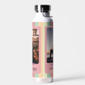 ヨガパーソナライズされた恋人先生ママ女性ギフト ウォーターボトル (左面)